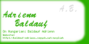 adrienn baldauf business card